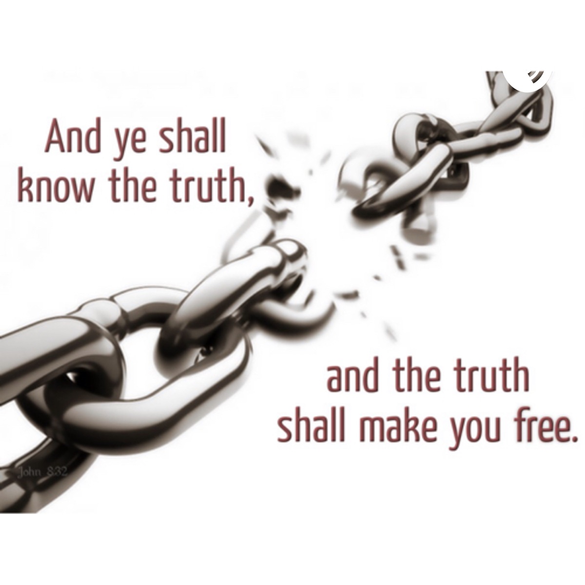 The truth shall set you free